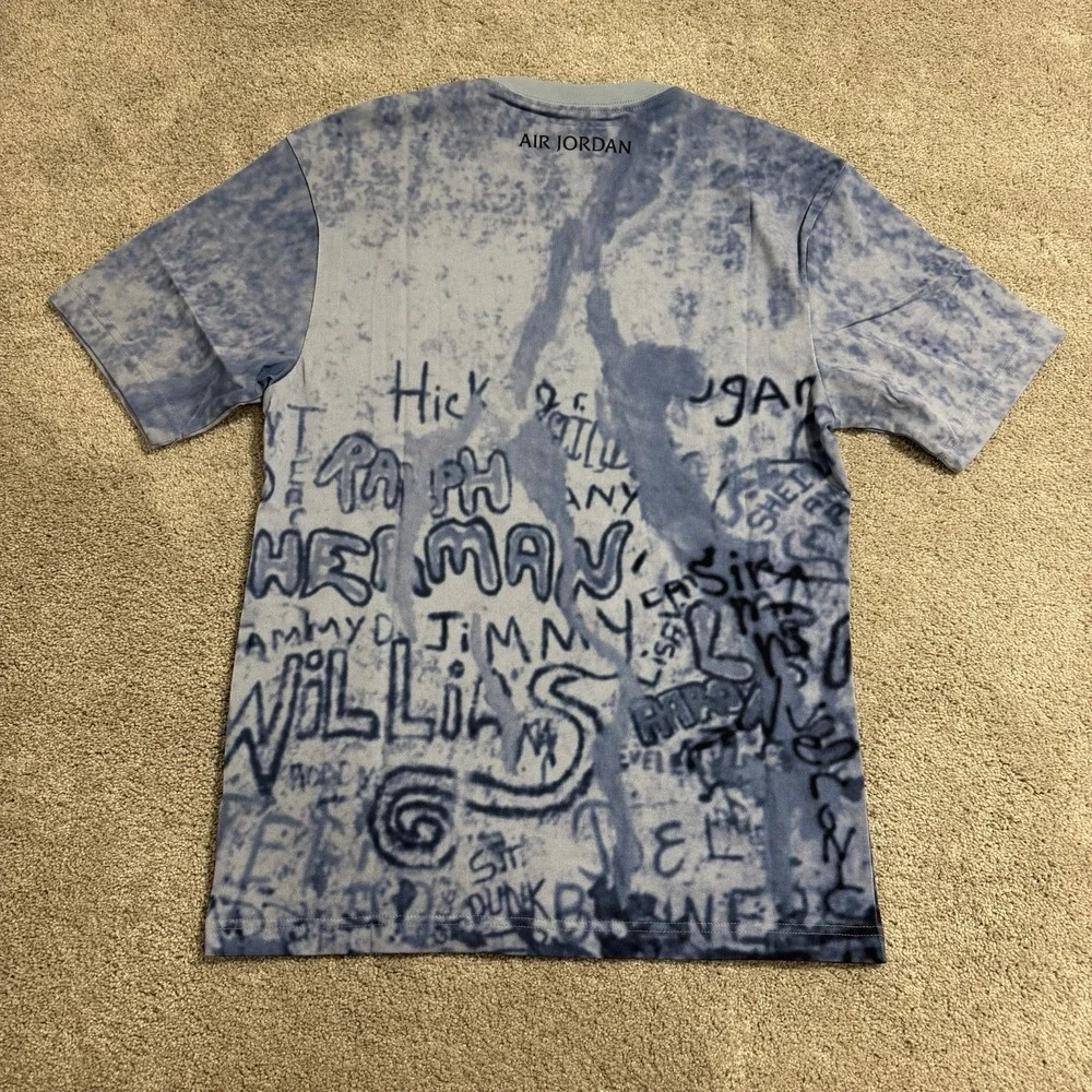 Nike Air Jordan 85 Graphic T Shirt Mens Sz S Blue Playground Tee HJ2362-427